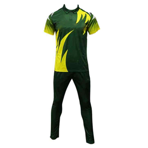 Uniformes de cricket pour hommes Vêtements de cricket d'équipe personnalisés Maillot et pantalon respirants à séchage rapide Vêtements de sport en vrac en gros - Product Image 2