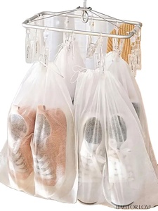 Sac à chaussures écologique en non-tissé avec cordon de serrage - Product Image 6