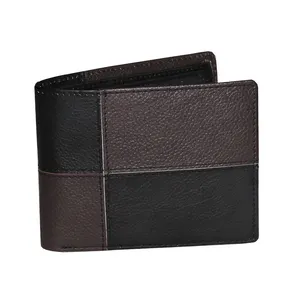 Dual Color Pattern Check Design Function Mens Genuine Leather Wallet Buy Online At Best Price