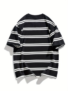 Camisetas al por mayor con estampado gráfico y lavado ácido, estilo vintage oversize, con logo personalizado, de algodón, para hombre, estilo streetwear. - Product Image 2