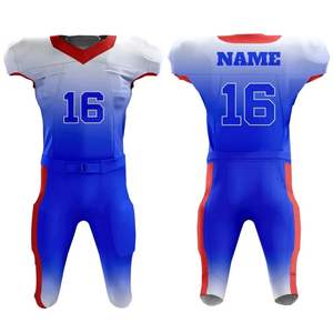 Vente en gros d'uniformes de football américain sublimés, ensemble de maillots et de pantalons personnalisés pour les équipes, les clubs et les compétitions sportives scolaires - Product Image 1