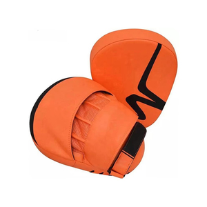Almohadillas de Entrenamiento de Cuero Genuino, Almohadillas de Boxeo Azules Transpirables de Cuero de Alta Calidad, MMA OEM, Almohadillas con el Logotipo de tu Gimnasio - Product Image 2