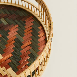 ผู้ผลิตเวียดนามไม้ไผ่คลาสสิกสไตล์ชาให้บริการถาดสำหรับร้านอาหารห้องครัวเครื่องมือแฮนด์เมดทอ - Product Image 5