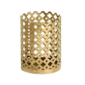 High Quality Decorative <b>Candle</b> Holder for Home Decor Handmade High Grade Gold Plated Round Shape for Hotel Club <b>Tea</b> Light Holder - Product Image 6