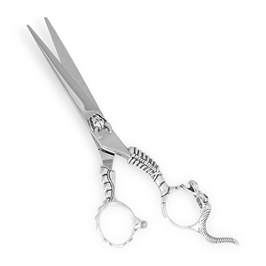 Tijeras de Corte de Pelo Rectas de Acero Inoxidable 4Cr13 de Calidad Premium para Diestros, Stahlmann Pro, Mango Elegante y Duradero - Product Image 2