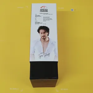 Caixa de presente de papelão luxuosa personalizada com logotipo da caixa de carregador para impressão do fornecedor indiano