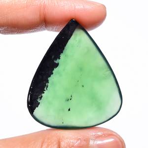 หยกไนเฟรตอัญมณี หยกไนเฟรต Cabochon รูปร่างผสม หยกไนเฟรตสีเขียว แคนาดา อัญมณีหลวมสําหรับทําเครื่องประดับ - Product Image 3