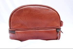 กระเป๋าเครื่องแป้งหนังแท้สำหรับผู้ชายและผู้หญิงหรูหราระดับพรีเมี่ยม - Product Image 2