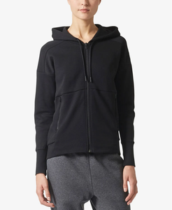 Jersey de invierno para mujer, Sudadera con capucha, manga larga, cremallera completa, tejido de punto de peso pesado, diseño OEM, estampado, último diseño para mujer con capucha - Product Image 6