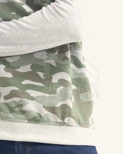 Sudadera sólida masculina de bajo precio con cuello redondo, sudadera de algodón hecha a medida para hombre con manga larga - Product Image 5