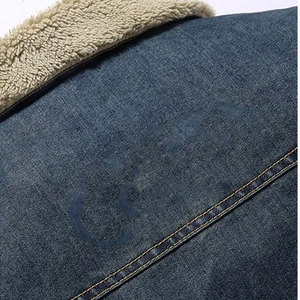 Nouvelle conception, meilleur matériau, prix abordable, avec 2 poches poitrine, veste en jean décontractée pour homme, couleur bleu clair tendance - Product Image 6