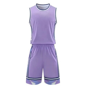 Maillots de basket-ball tendance de qualité supérieure, logo imprimé par sublimation, uniformes d'équipe, décontractés, personnalisés, respirants, uniformes de basket-ball - Product Image 1