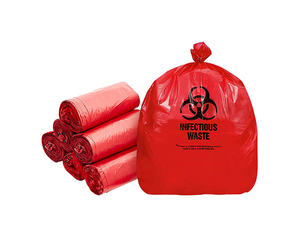 Bolsas de basura de plástico de alta resistencia personalizables para embalaje médico para recolección de basura - Product Image 6