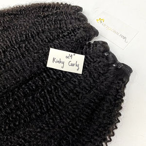 ชุดมัดผมเวียดนามสีธรรมชาติสำหรับผู้หญิงมัดผมสองชั้นม้วนแบบม้วนหยักศก - Product Image 1