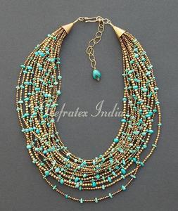 Collar de cuentas exclusivo a la moda, suministro y fabricación a granel de refractex, fabricación de la India hecha en la mejor calidad y bajo Pr - Product Image 3