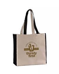 Bolsa de lona de algodón 100% personalizada, bolsa de tela de compras reutilizable de alta calidad con cierre de hombro, logotipo personalizado - Product Image 2