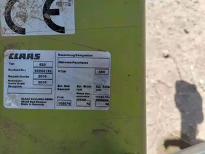 Repuestos para Empacadora Cuadrada Claas Markant Modelo 55/65 para Uso Agrícola, Garantía de 2 Años, Excelente Estado, Precio Competitivo - Product Image 2