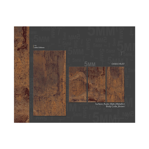 Carreaux métalliques 600*1200mm Carreaux de salle de bain Cuisine Salon Carreaux de sol en porcelaine émaillée polie - Product Image 5