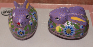 Boîtes en forme de lapin en papier mâché cachemire de haute qualité parfait souvenir de décoration de maison de Pâques - Product Image 4
