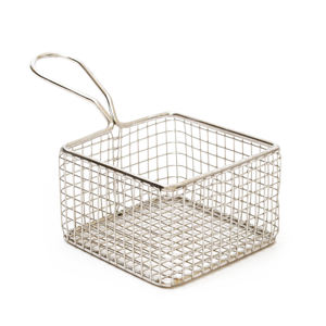 Panier à poisson en acier inoxydable de qualité professionnelle métal de qualité supérieure finition brillante résistance supérieure stockage carré pour coloré - Product Image 3