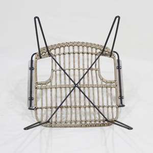 Comhome Elegant Plastic Rattan Garden <b>Chair</b> with Deep Cushions and Built-in Storage for <b>Relaxed</b> Seating - Product Image 4