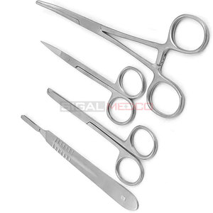 Juego de Instrumentos Dentales CE de Pakistán, Kit de Herramientas Quirúrgicas Manuales de Acero Inoxidable Alemán de Primera Calidad, Tijeras y Pinzas con Mango BP SIGAL - Product Image 4