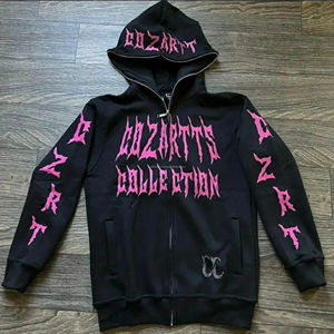สเวตเตอร์แขนยาวสำหรับผู้ชายเสื้อกีฬาแขนยาวมีฮู้ดสไตล์สตรีทเทอร์รี่เสื้อสเวตเชิ้ตพิมพ์ลายพัฟดีไซน์ใหม่ล่าสุด - Product Image 1