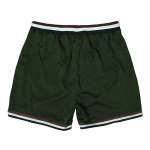 Shorts de basketball rétro respirants pour hommes, personnalisables, en maille brodée, sur mesure, vente en gros - Product Image 2