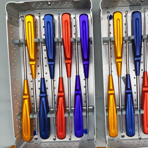 Curette à os Volkmann avec boîte instruments chirurgicaux orthopédiques 16 pièces ensemble a + ensemble d'instruments chirurgicaux qualité allemande - Product Image 5