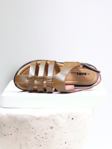 Sandale décontractée confortable au quotidien de haute qualité avec semelle en PU souple et tige en cuir Tailles et prix personnalisés - Product Image 2