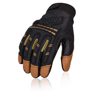 Guantes DE TRABAJO mecánicos antideslizantes de cuero duradero a precio barato, diseño de estilo personalizado para guantes de seguridad de trabajo mecánico - Product Image 6