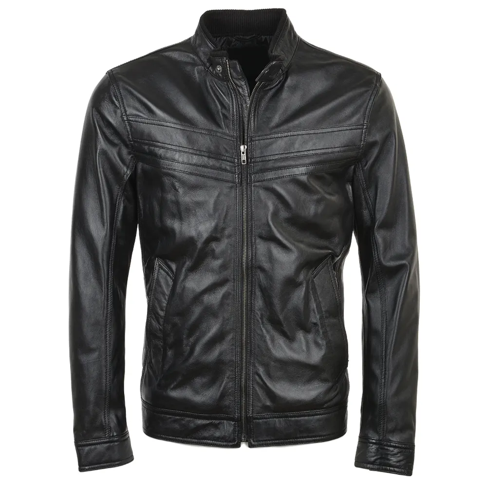 Attractive Price New Type Handsome Fashion Leather Jacket Men Custom Oem New Spring And Autumn Jackets Men's Clothing