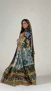 Nouveautés 2026 Robe longue en lin vintage à la mode, robe afghane kuchi, manches longues, tenue de soirée, maxi élégante - Product Image 2