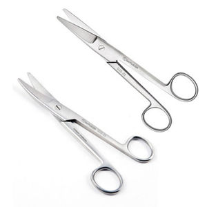 Tijera Ginecológica Mayo Noble Recta 16,5 cm Acero Inoxidable Vendaje Quirúrgico General Tijeras Corona Disección Satén - Product Image 3