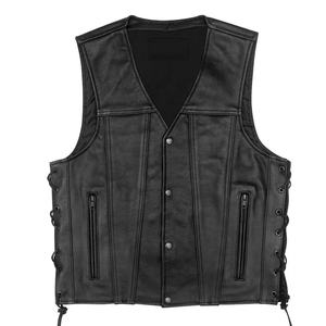Gilet en cuir pour moto, personnalisé, prix de gros, collection 2026 - Product Image 2