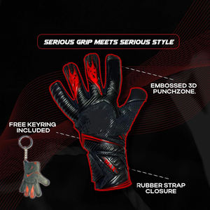 Gants de gardien de but de football professionnels de haute qualité, vente chaude, doigts complets, imperméables, respirants, en latex allemand, à lacets - Product Image 2