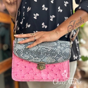 กระเป๋าสะพายข้างหนังสั้นหลากสีสำหรับผู้หญิงกระเป๋าถือหนังหลากสีรุ่นใหม่สไตล์ตะวันตกกระเป๋าถือหนังคุณภาพสูงหลากสีสัน - Product Image 1