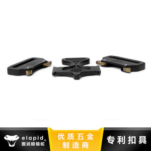 Hebilla de Metal para cinturón de seguridad, gancho de aleación de doble liberación, 27mm/38mm/45mm, ajustable, para deportes al aire libre, DIY - Product Image 4