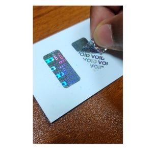 Papier adhésif holographique rond haute performance, étiquettes autocollantes transparentes 3D imprimées sur mesure - Product Image 3