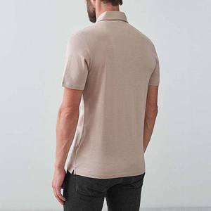 Personalizado de alta calidad completamente liso 100% algodón Golf Jersey Polo camisetas para ropa de hombre de talla grande Polo camisas de tela logotipo personalizado - Product Image 5