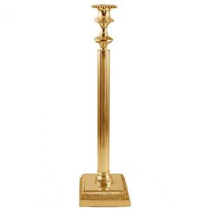 Portavelas de aluminio decorativo de lujo, portavelas de diseño de árbol hecho a mano, portavelas con acabado dorado brillante - Product Image 5