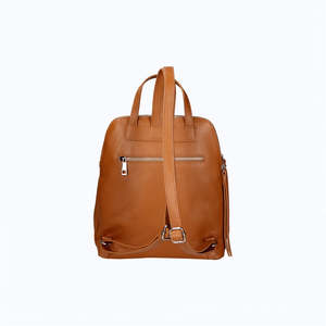 Structured Backpack in Genuine Dollar Leather - Made in <b>Italy</b> - Art. 24023 - Product Image 3