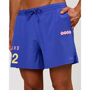 Short de course doublé Pace 5 pouces - Game Plan Power Cobalt, taille élastique, coupe confortable - Product Image 2
