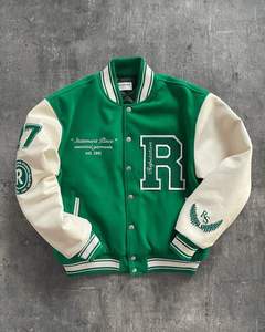 Customizable Adult <b>Men's</b> Varsity <b>Jacket</b> Stand Collar Available in Different Sizes and Colors <b>on</b> <b>Sale</b> - Product Image 2