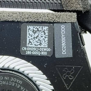 Dissipateur thermique avec ventilateur pour Dell Alienware X14, Original, nouveau, 0TJGG6 AT3PB002DTL - Product Image 4