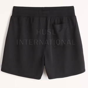 <b>Men's</b> Casual Solid Pattern Fitness Gym <b>Shorts</b> Sale Lightweight Breathable Polyester Mesh Mid Waist Drawstring 7 Inch <b>Zip</b> Pockets - Product Image 2