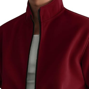 Blouson Bomber Léger pour Homme Fermeture Éclair Col Montant Casual Veste Douce pour l'Automne à Porter au Quotidien - Product Image 2