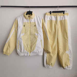 Unisex Custom Summer Sportswear <b>Gym</b> Tracksuit Breathable 2-Piece Windbreaker Patchwork Set Casual Wholesale Print Technics for - Product Image 5