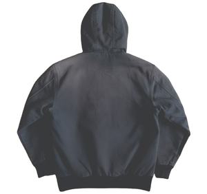 เสื้อฮู้ดซิปแบบสตรีทแวร์ ดีไซน์ระบายอากาศ สีสันโดดเด่น ลวดลายปะติดแบบสั่งทำพิเศษจากผู้ผลิต ล้างสีแบบ Acid Wash สไตล์ไม่ซ้ำใคร - Product Image 2