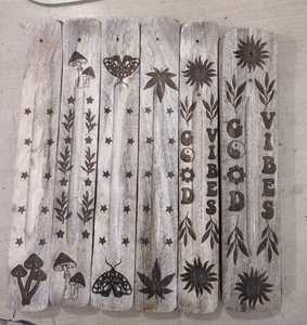 Quemadores de incienso de madera clásicos con compartimentos para un fácil almacenamiento y quema organizada a precio mayorista - Product Image 3